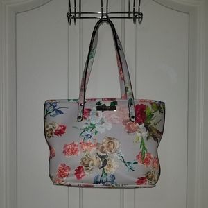 NWOT Nine West floral satchel handbag purse